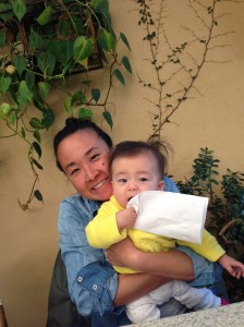 Regular clothes and eating lunch out like a normal person!